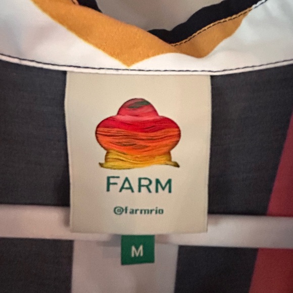 Farm Rio Striped Shirt Dress - Picture 3 of 4